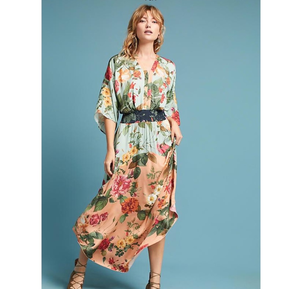 Anthropologie Farm Rio Marilla Maxi Dress